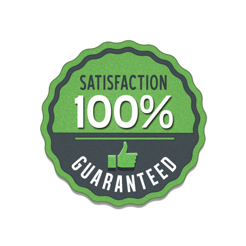 100% Satisfaction Guaranteed Badge 