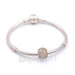 Authentic PANDORA Golden Pave Lights Charm - 791051FCZ