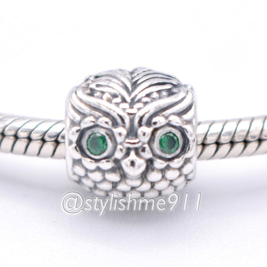 Authentic PANDORA The Wise Owl Charm - 791211CZN