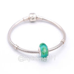 Authentic PANDORA Flowers For You Turquoise Green Charm - 790649