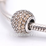 Authentic PANDORA Golden Pave Lights Charm - 791051FCZ