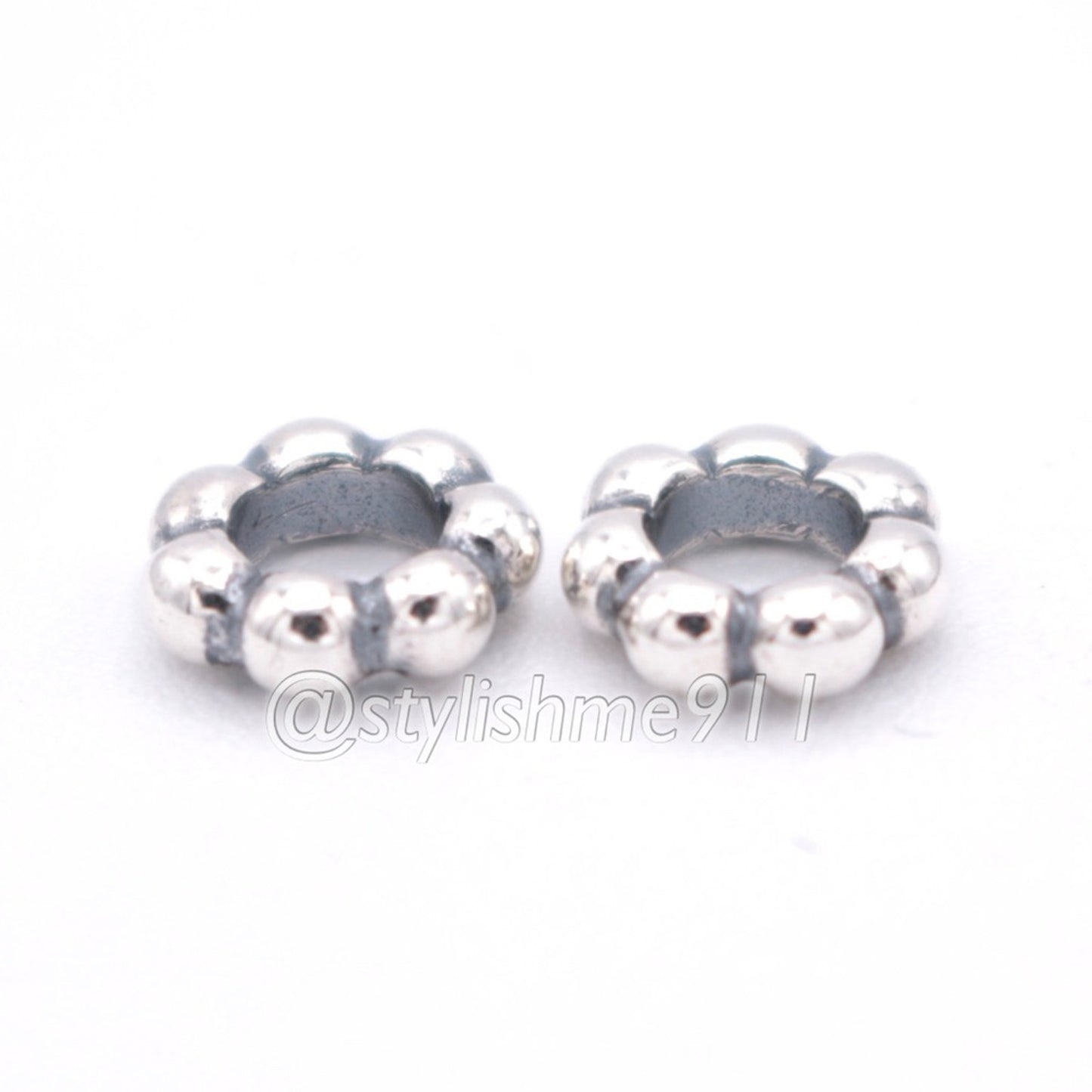 Two Authentic PANDORA Big Bubble Spacers - 790155