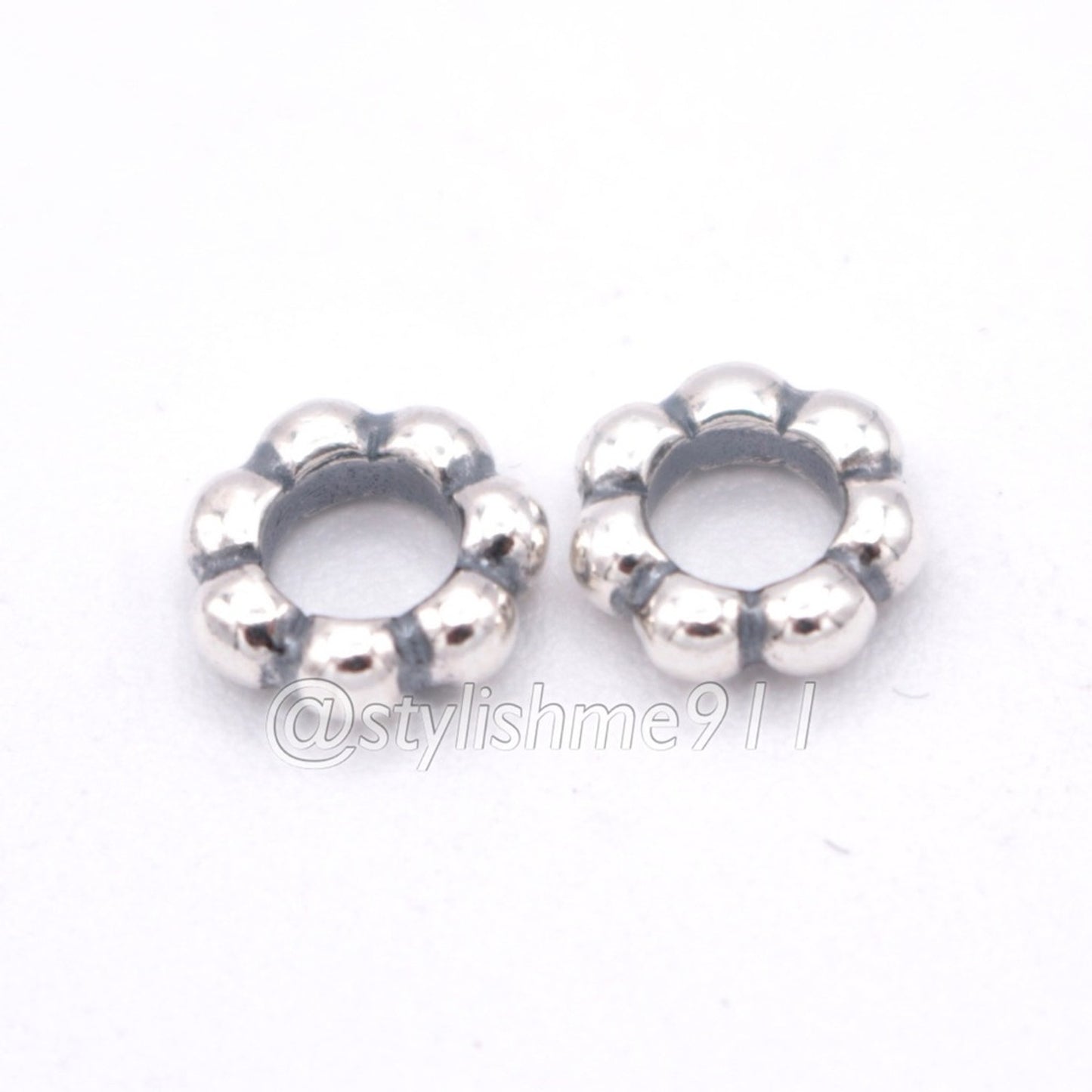 Two Authentic PANDORA Big Bubble Spacers - 790155