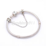 Authentic PANDORA Two Tone Heart Safety Chain - 790307-05