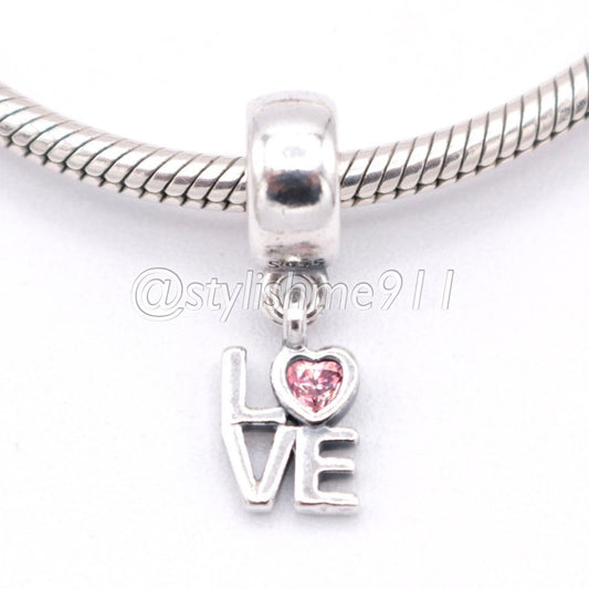 Authentic PANDORA LOVE Dangle -  791253CZS