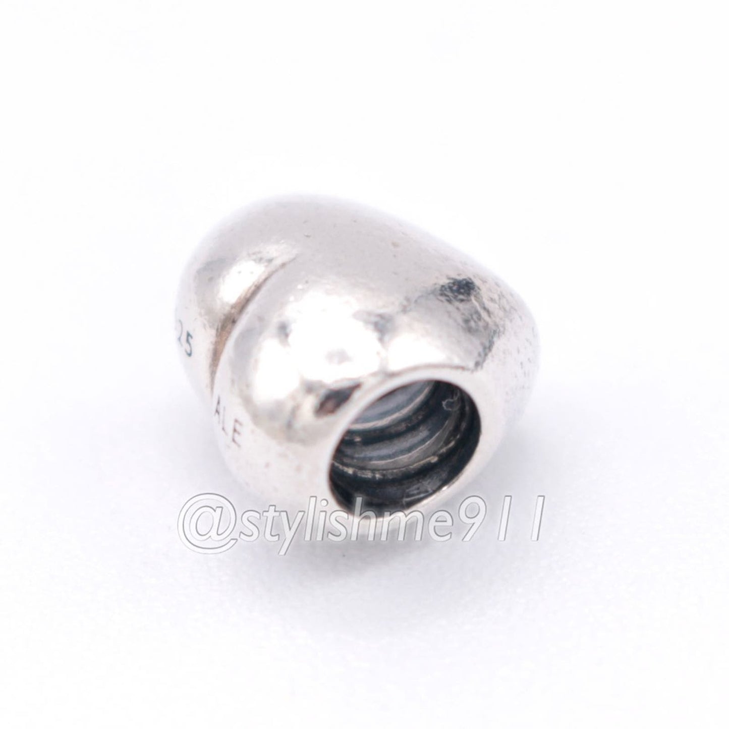 Authentic PANDORA Large Smooth Heart Charm - 790137