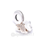 Authentic PANDORA Fluttering Butterflies Dangle with Clear Zirconia - 791844CZ