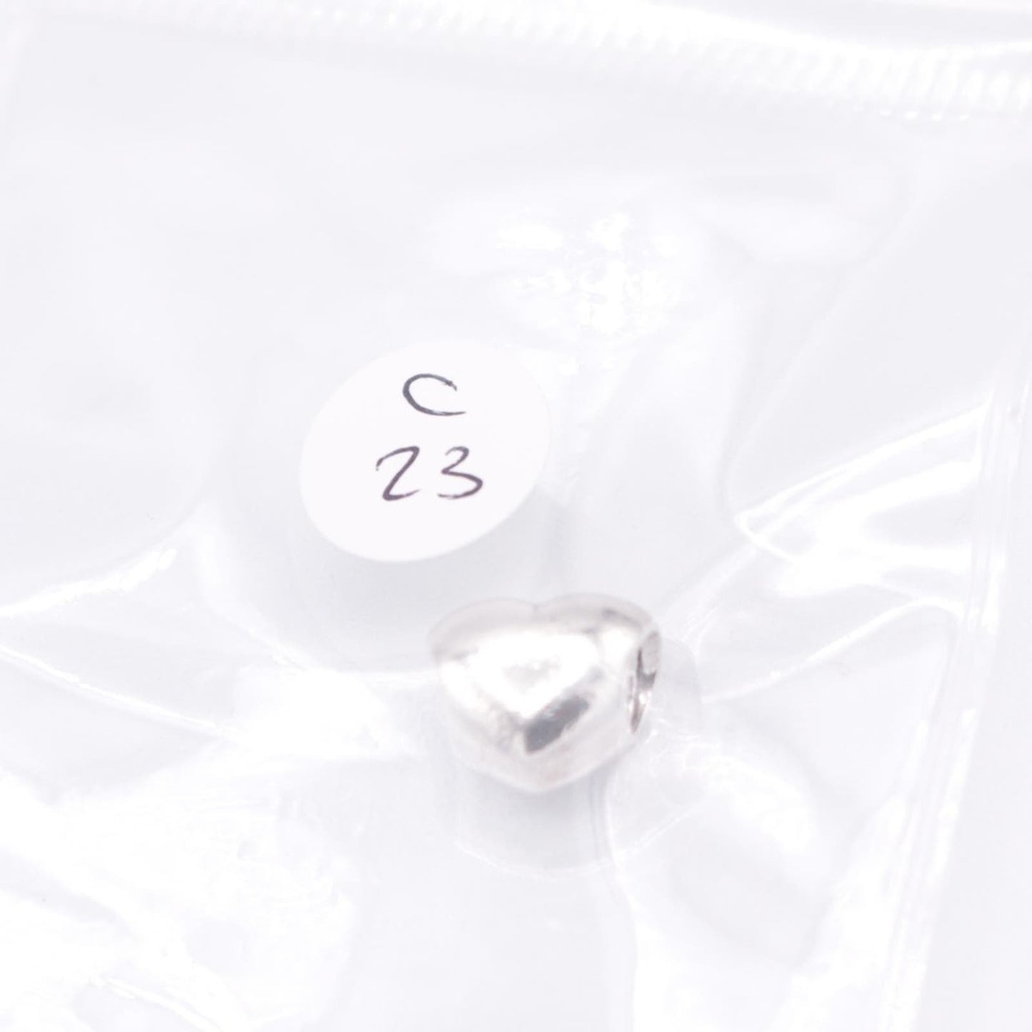 Authentic PANDORA Large Smooth Heart Charm - 790137