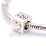 Authentic PANDORA I Love You Charm with 14K Gold - 790200