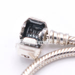 Authentic PANDORA Moments Barrel Clasp Charm Bracelet - 590702HV