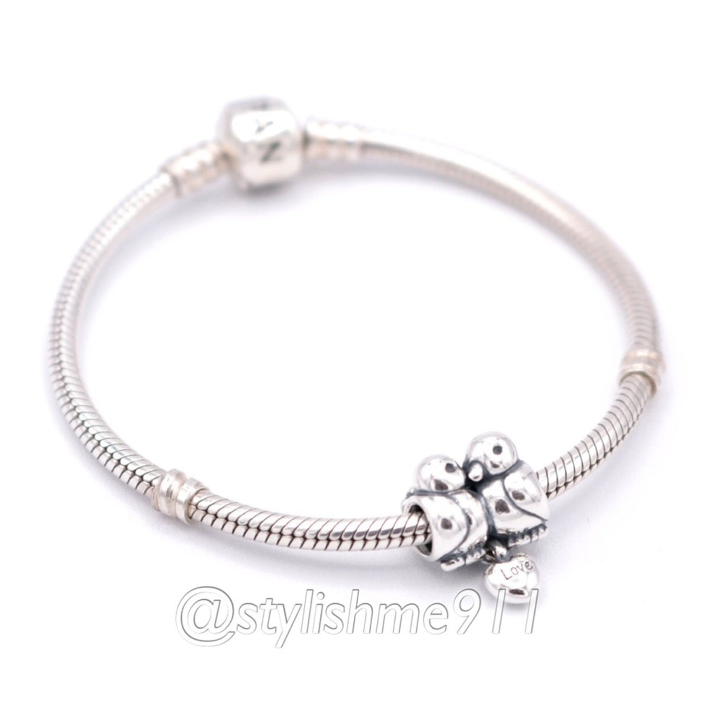 Authentic PANDORA Love Birds Charm  - 791033