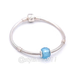 Authentic PANDORA Petite Facets Charm with Synthetic Blue Quartz - 791499SBQ