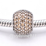 Authentic PANDORA Golden Pave Lights Charm - 791051FCZ