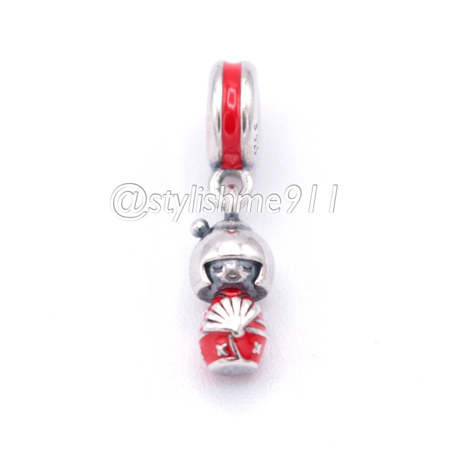 Authentic PANDOA Japanese Doll Dangle - 791368EN09