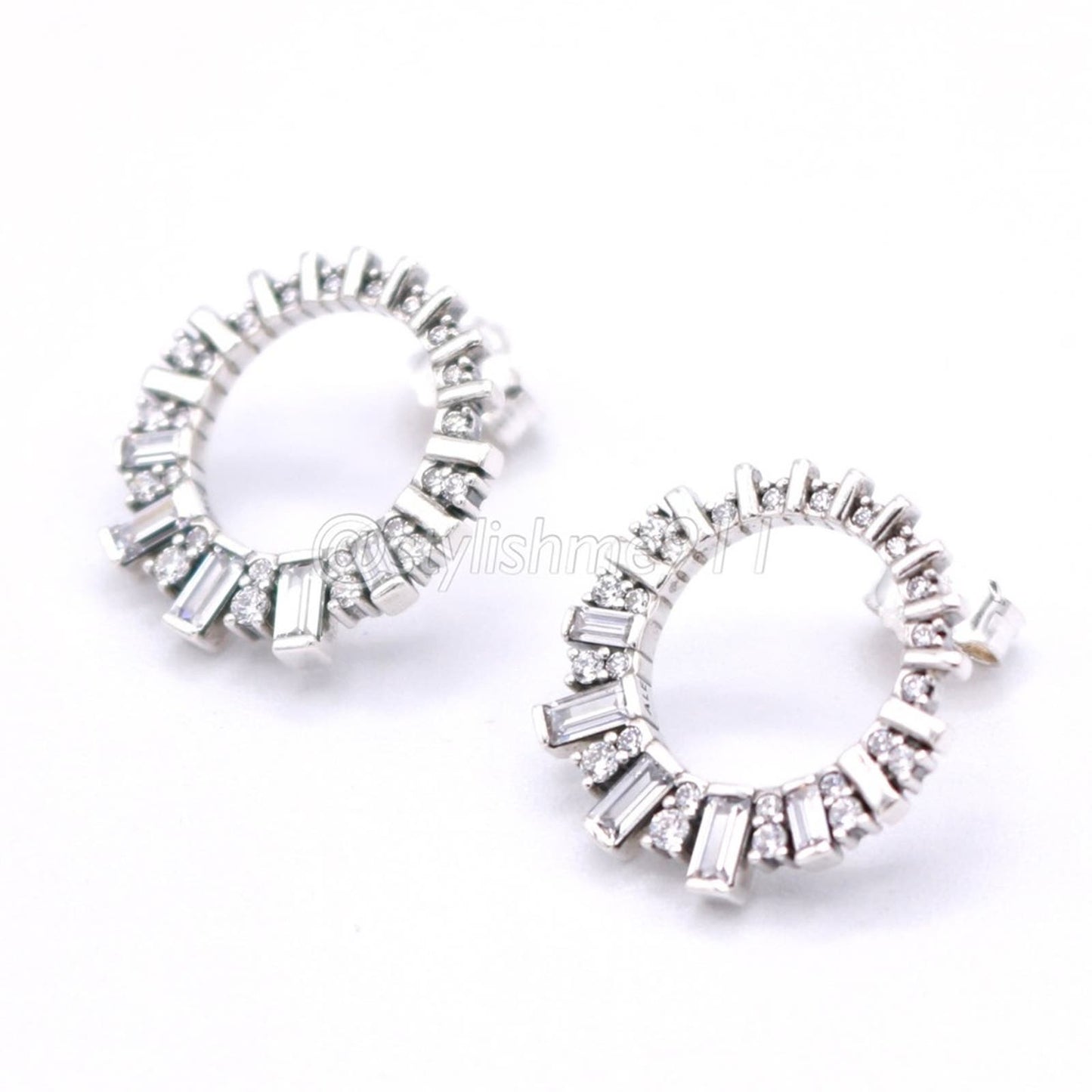 Authentic Pandora Glacial Beauty Earrings