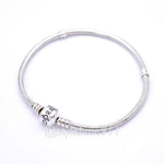 Authentic PANDORA Moments Barrel Clasp Charm Bracelet