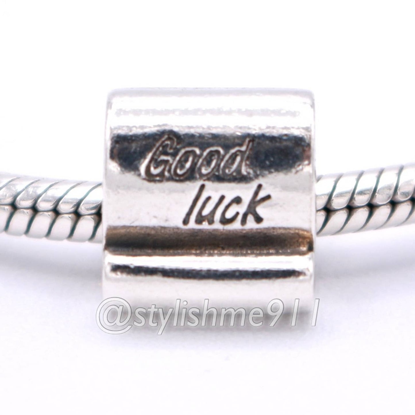 Authentic Pandora Good Luck Scroll Charm