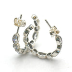 AUTHENTIC PANDORA Alluring Brilliant Marquis Hoop Earrings