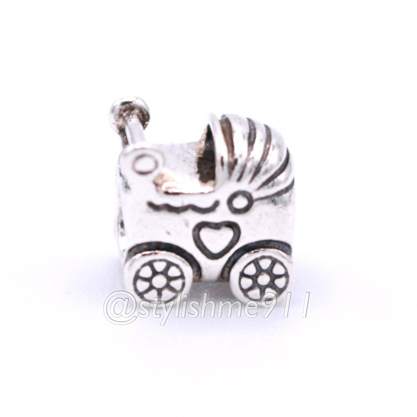 Authentic PANDORA Baby Carriage Charm