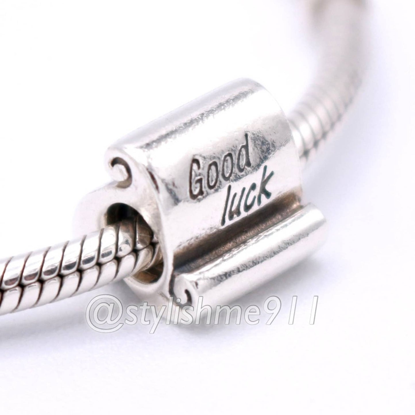 Authentic Pandora Good Luck Scroll Charm