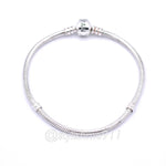 Authentic PANDORA Moments Barrel Clasp Charm Bracelet