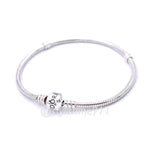 Authentic PANDORA Moments Barrel Clasp Charm Bracelet