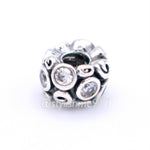 Authentic Pandora White Primrose Path Charm