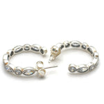 AUTHENTIC PANDORA Alluring Brilliant Marquis Hoop Earrings