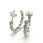 AUTHENTIC PANDORA Alluring Brilliant Marquis Hoop Earrings