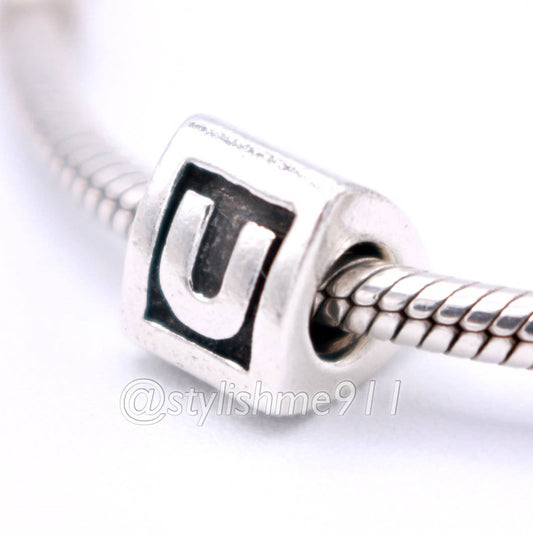 Authentic PANDORA Alphabet Letter - U - 790323U