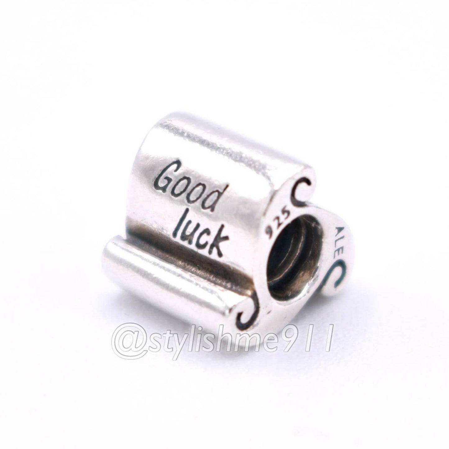 Authentic Pandora Good Luck Scroll Charm