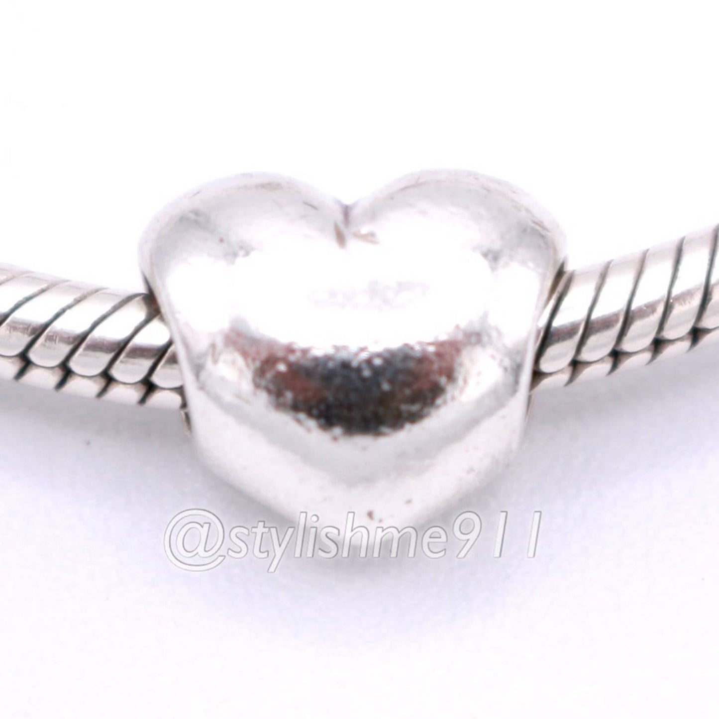 Authentic Pandora Large Smooth Heart Charm