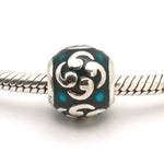 Authentic PANDORA Turquoise Comma Charm - 790491EN08