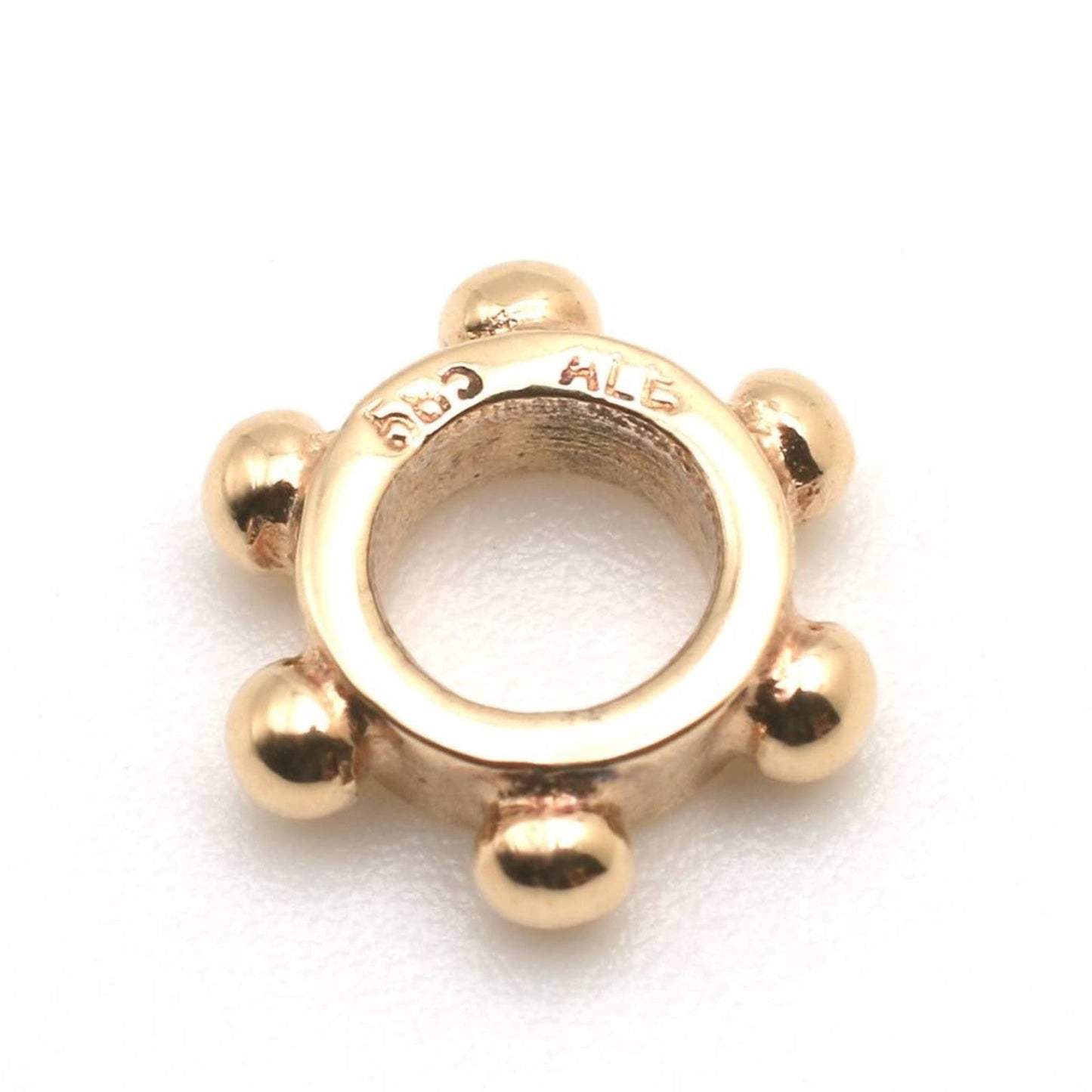 Authentic PANDORA 14K Gold BB Spacer - 750218