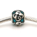 Authentic PANDORA Turquoise Comma Charm - 790491EN08