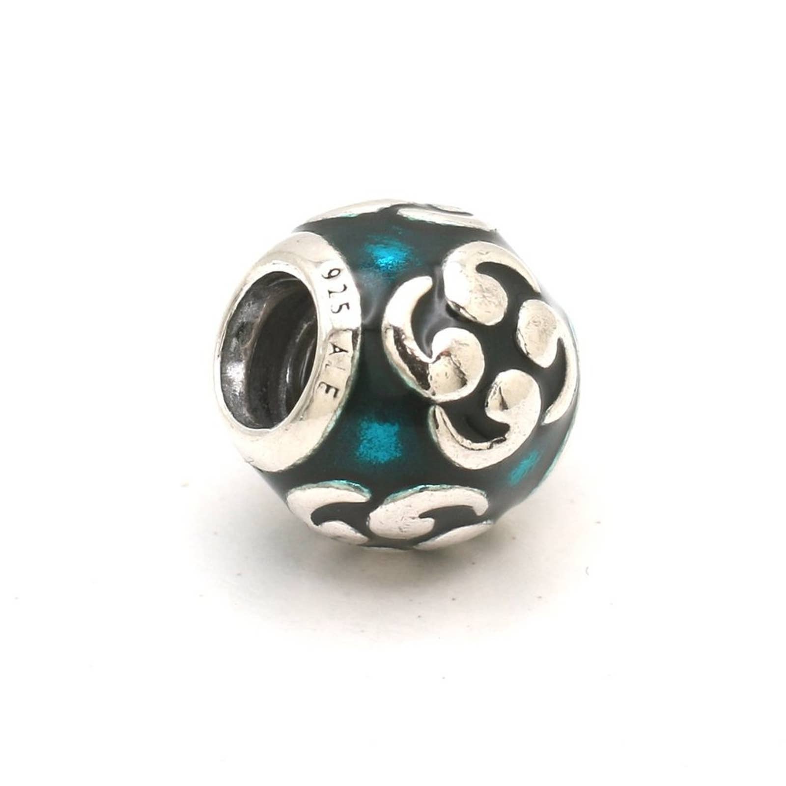 Authentic PANDORA Turquoise Comma Charm - 790491EN08