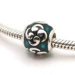 Authentic PANDORA Turquoise Comma Charm - 790491EN08