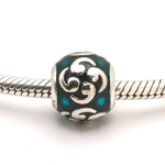 Authentic PANDORA Turquoise Comma Charm - 790491EN08