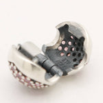 One Authentic PANDORA Love of My Life Clip with Salmon Zirconia - 791053CZS